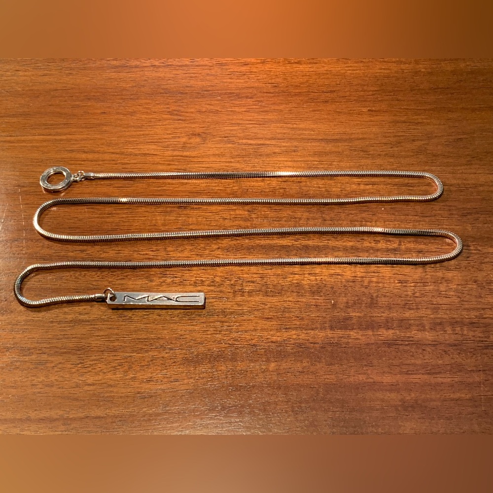 MAC Cosmetics Employee Certification Necklace Rare